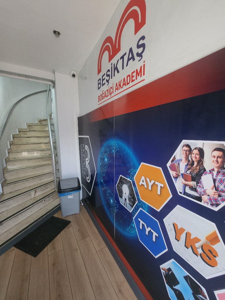 Boğaziçi Akademi sınıf ve boğaz manzarası